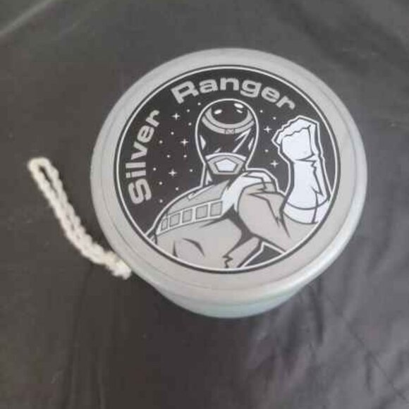2 Vintage Saban's Power Rangers in Space Silver Ranger Yo-Yo Set New & Sealed - Picture 2 of 9